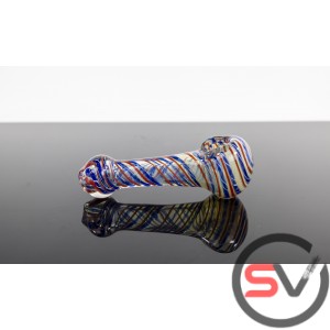 WHIRLED COLORED LINED HAND PIPE 5inch